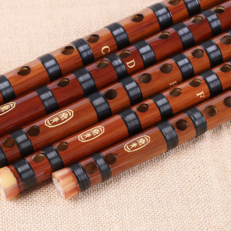 High Quality Bamboo Flute Professional Woodwind Musical Instruments C D E F G Key Chinese Dizi Transversal Flauta 5 Colors