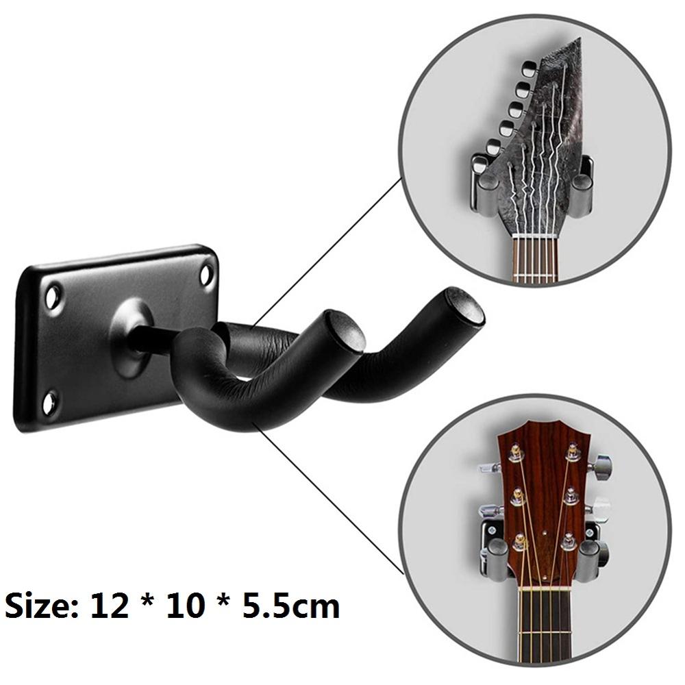 Guitar Hook Wall Guitar Hanger Square Metal Guitar Wall Bracket Display Stand